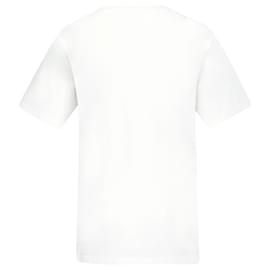 Autre Marque-Handwriting Comfort T-Shirt - Maison Kitsune - Baumwolle - Weiß/Schwarze Farbe-Weiß