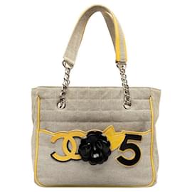 Chanel-CC Camellia No 5 Tote Bag  A31573-Other