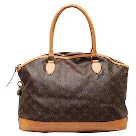 Louis Vuitton-Louis Vuitton Louis Vuitton Monogram Rockit Horizontal Handbag M40104 PVC Leather Plastic Handbag M40104 in Good condition-Brown