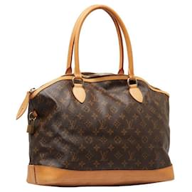 Louis Vuitton-Louis Vuitton Louis Vuitton Monogram Rockit Horizontal Handbag M40104 PVC Leather Plastic Handbag M40104 in Good condition-Brown