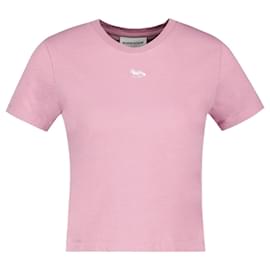 Autre Marque-T-Shirt Baby Fox Patch - Maison Kitsune - Coton - Rose-Rose