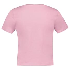 Autre Marque-T-Shirt mit Baby-Fuchs-Patch - Maison Kitsune - Baumwolle - Rosa-Pink