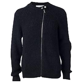 Sandro-Black knitted cardigan-Black