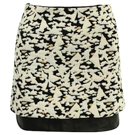 Sandro-White Mini Skirt-White