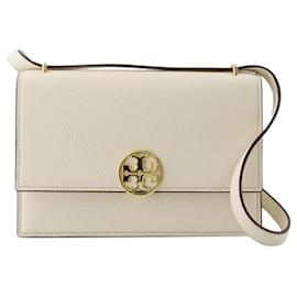 Tory Burch-Miller Shoulder Bag - Tory Burch - Leather - Light Cream-Other