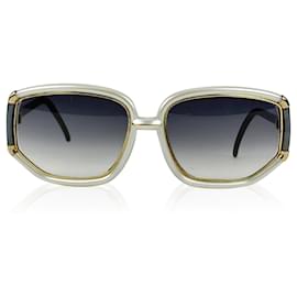 Autre Marque-Graue übergroße seltene Vintage-Sonnenbrille 61/18 140MM-Grau