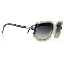 Autre Marque-Graue übergroße seltene Vintage-Sonnenbrille 61/18 140MM-Grau