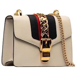 Gucci-Gucci Petit sac à bandoulière Sylvie Sac à bandoulière en cuir 431666 en bon état-Autre