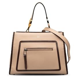 Autre Marque-Leather Runaway Tote  8BH344-Other