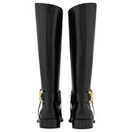 Louis Vuitton-Westside flat high boots-Black