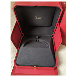 Cartier-Pulsera Cartier Love Juc con caja forrada y bolsa de papel.-Roja