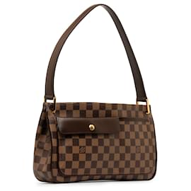 Louis Vuitton-Louis Vuitton Brown Damier Ebene Aubagne-Brown