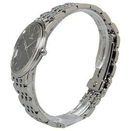 Omega-Omega Silver Quartz Stainless Steel De Ville Prestige Watch-Silvery