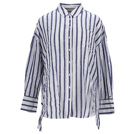 Tommy Hilfiger Camicia a righe oversize da donna Blu Blu chiaro