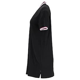 Tommy Hilfiger-Tommy Hilfiger Womens Modern Polo Dress in Black Polyester-Black