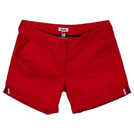Tommy Hilfiger Pantalones cortos de algodón para mujer Roja