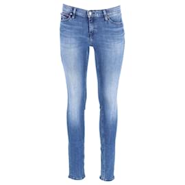 Tommy Hilfiger-Damen-Jeans „Nora“ mit mittelhohem Bund und schmaler Passform-Blau
