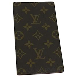 Louis Vuitton-Agenda Monogram LOUIS VUITTON Poche Note Cover R20503 LV Auth th4581-Monograma