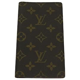 Louis Vuitton-Agenda Monogram LOUIS VUITTON Poche Note Cover R20503 LV Auth th4581-Monograma