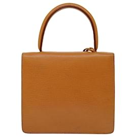 Loewe-LOEWE Hand Bag Leather Brown Auth 66864-Brown