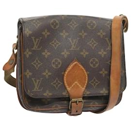 Louis Vuitton-LOUIS VUITTON Monogram Cartouchiere MM Shoulder Bag M51253 LV Auth 66751-Monogram