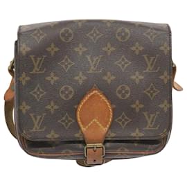Louis Vuitton-LOUIS VUITTON Monogram Cartouchiere MM Shoulder Bag M51253 LV Auth 66751-Monogram