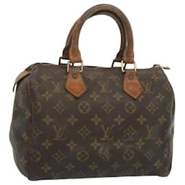 Louis Vuitton-Louis Vuitton Monogram Speedy 25 Hand Bag M41528 LV Auth 66839-Monogram