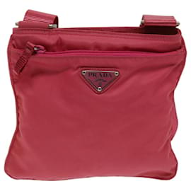Prada-PRADA Shoulder Bag Nylon Pink Auth ep3381-Pink