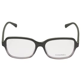 Chanel-CHANEL Occhiali plastica Nero CC Auth bs12145-Nero