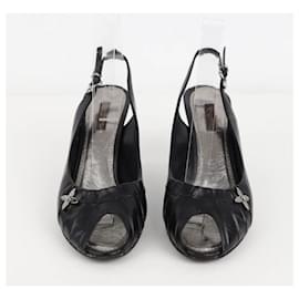 Louis Vuitton-Leather Heels-Black