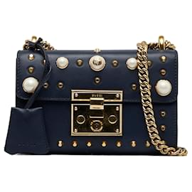Gucci-GUCCI Handbags Padlock-Blue