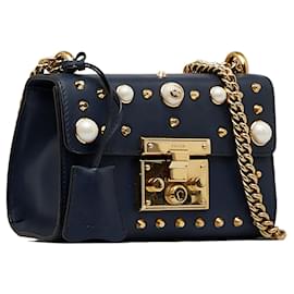 Gucci-GUCCI Handbags Padlock-Blue