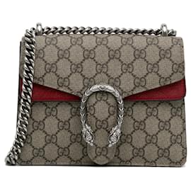 Gucci-GUCCI Handtaschen Dionysus Chain Wallet-Braun
