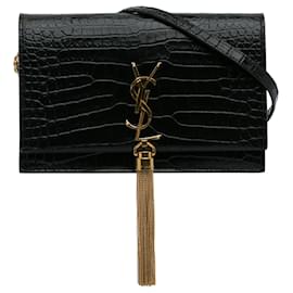 Saint Laurent-SAINT LAURENT Handbags Kate monogramme-Black