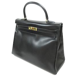 Hermès-HERMES Handbags Kelly 35-Black