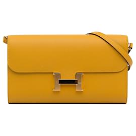 Hermès-HERMES Handbags-Yellow