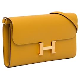 Hermès-Bolsas HERMES-Amarelo