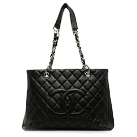 Chanel-Bolsos CHANEL Clásico CC Compras-Negro
