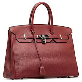 Hermès-Bolsas HERMES-Vermelho