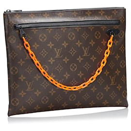 Louis Vuitton-LOUIS VUITTON Clutch-Taschen Sonstiges-Braun