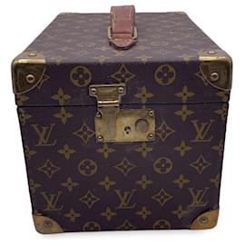 Louis Vuitton-Louis Vuitton Bagage Vintage Boite Flacons-Marron