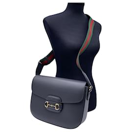 Gucci-Gucci Shoulder Bag Horsebit 1955-Grey