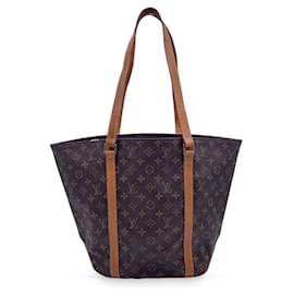 Louis Vuitton-Louis Vuitton Tote Bag Vintage Shopping Tote-Brown
