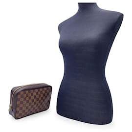 Louis Vuitton-Louis Vuitton Clutch Bag Vintage Trousse de Toilette-Brown