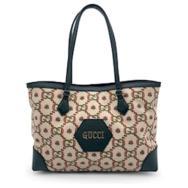 Gucci-Sacola Gucci 100 Ophidia-Bege