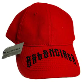 Balenciaga-BALENCIAGA Chapéus e chapéus de puxar-Vermelho