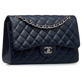 Chanel-CHANEL Handbags Timeless/classique-Blue