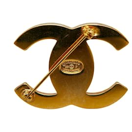 Chanel-CHANEL Alfileres y broches-Dorado