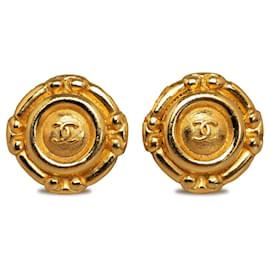 Chanel-Pendientes de Chanel-Dorado