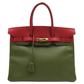 Hermès-Sacs à main HERMES-Rouge